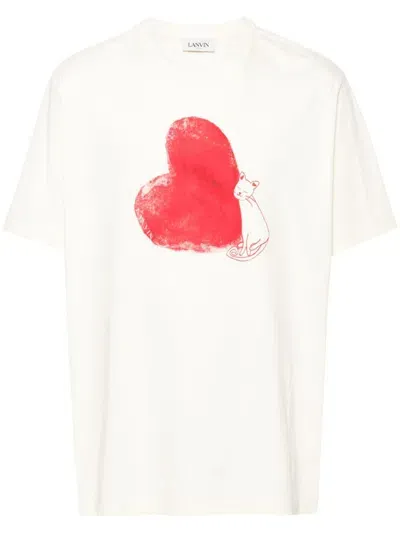 Lanvin T-shirt In White