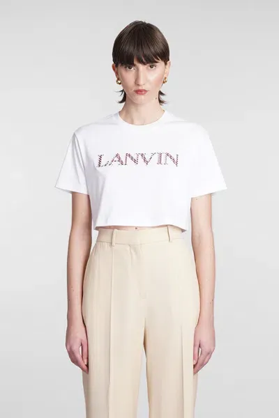 Lanvin T-shirt In White