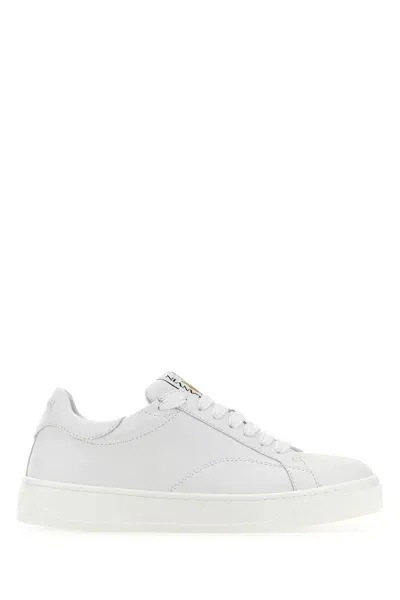 Lanvin White Leather Ddbo Sneakers