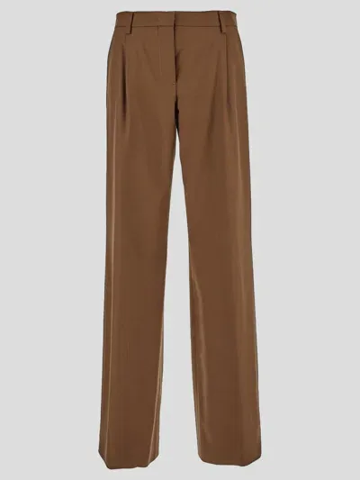 Lardini Trousers In Brown