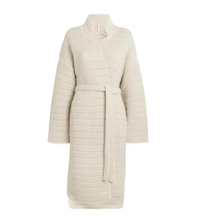 Lauren Manoogian Alpaca-blend Wrap Coat In White