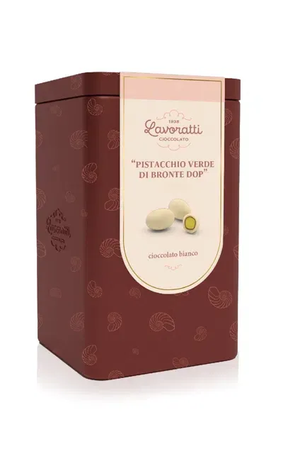 Lavoratti 1938 White Chocolate Covered Pistachio In Brown