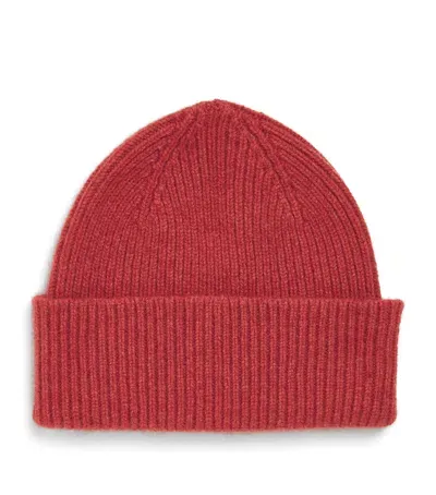 Le Bonnet Ribbed Classic Beanie In Orange