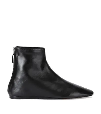 Le Monde Beryl Leather Luna Boots In Black