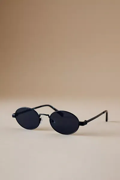 Le Specs Poseidon Deux Sunglasses In Black