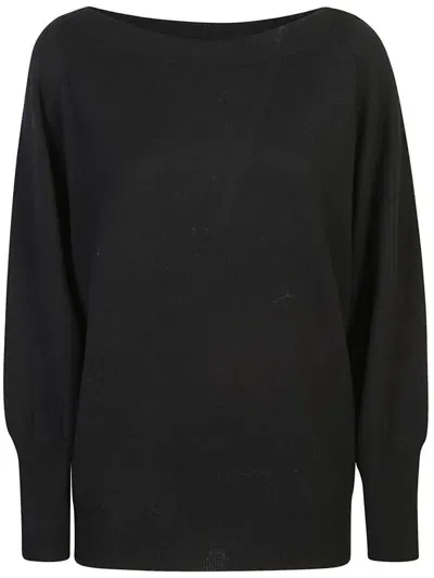 Le Tricot Perugia Sweaters In Black