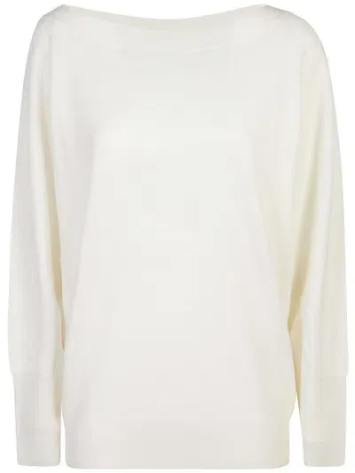 Le Tricot Perugia Sweaters In White