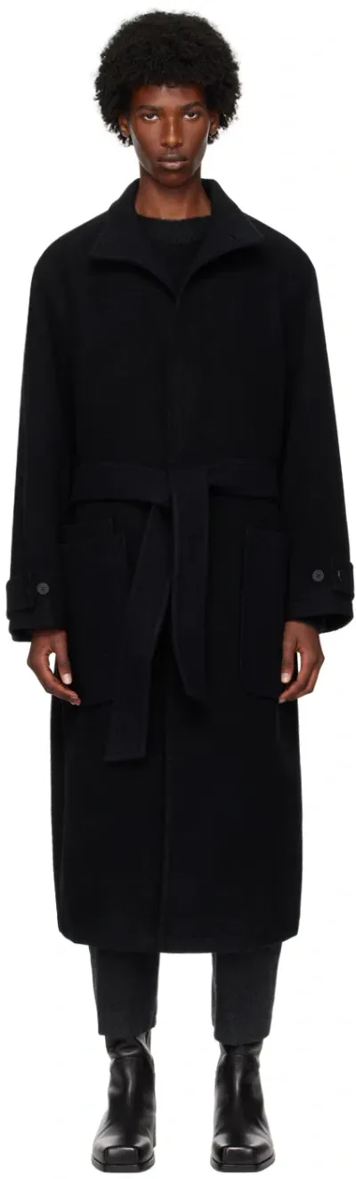 Le17septembre Black High Neck Coat