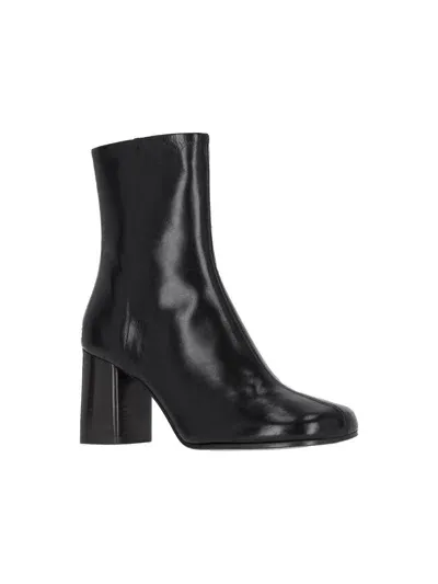 Lemaire Anatomical Ankle Boots In Black