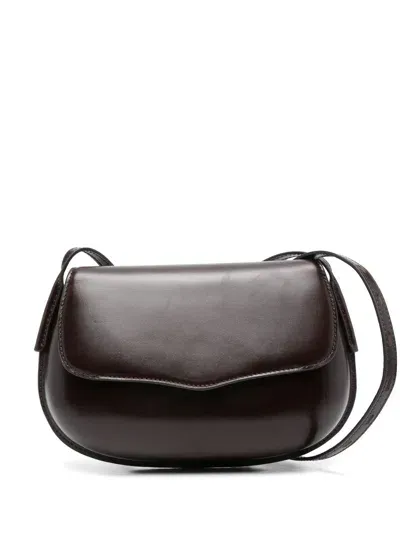 Lemaire Belly Cross Body Bag In Brown