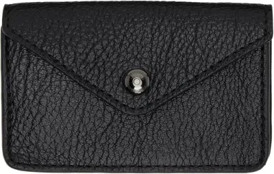 Lemaire Black Enveloppe Coin Pouch In Bk999 Black