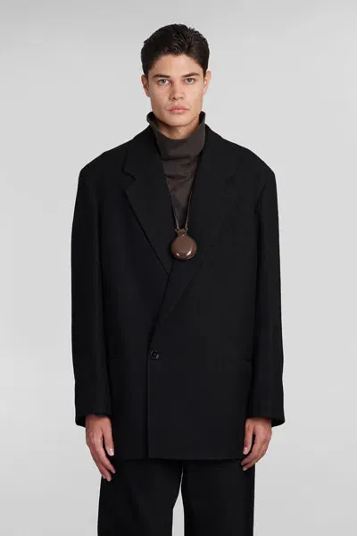 Lemaire Coat In Black