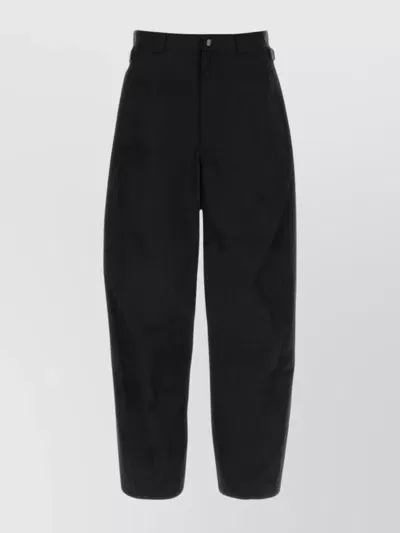 Lemaire Pantaloni Nero In Black