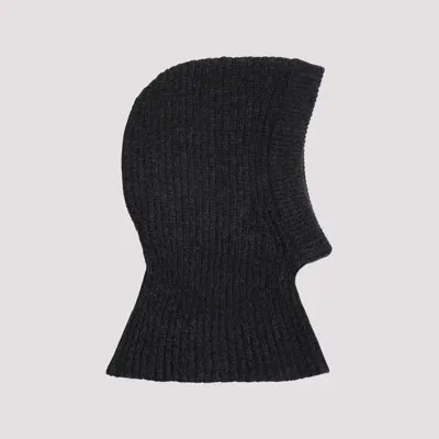 Lemaire Lambswool Hood In Black