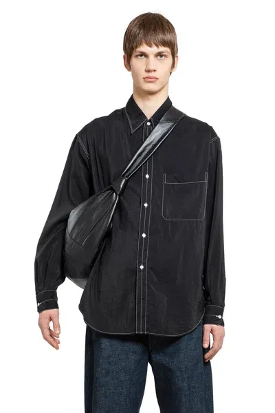 Lemaire Man Black Shirts