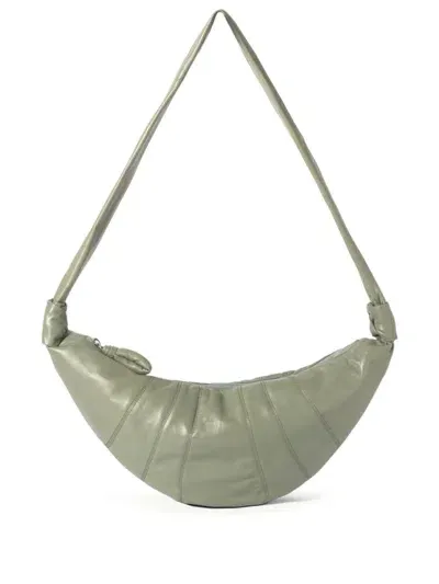 Lemaire Medium Croissant Bag In Green