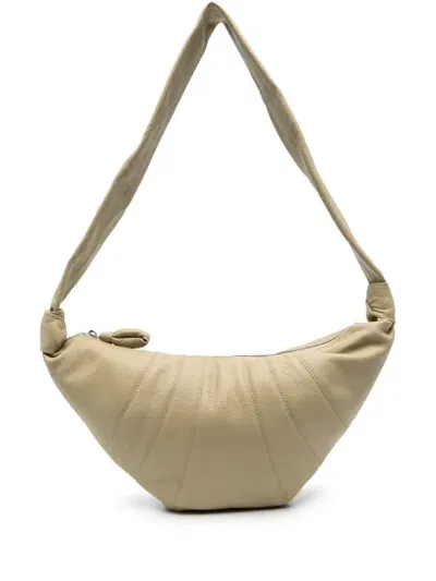 Lemaire Medium Croissant Bag In Neutrals