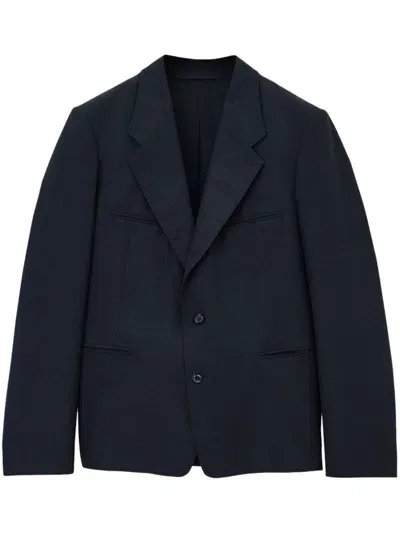 Lemaire Tailored Single Breasted Jacket In Black