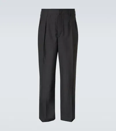 Lemaire Twill Straight Pants In Black