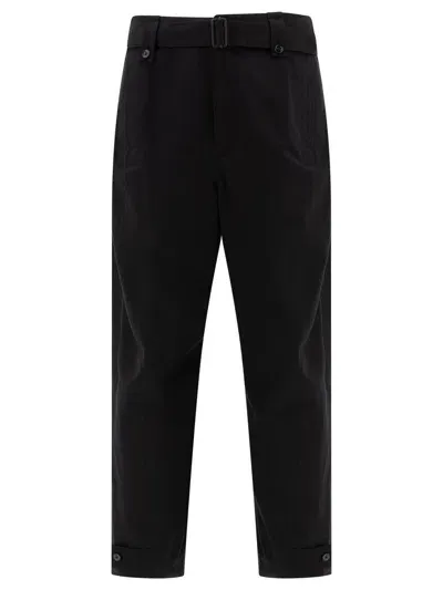 Lemaire Twisted Trousers In Black