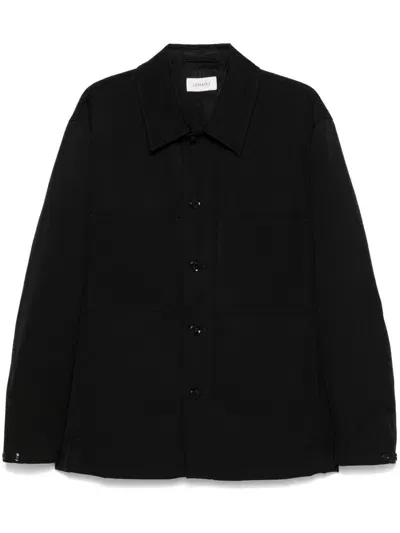 Lemaire Virgin Wool Shirt In Black