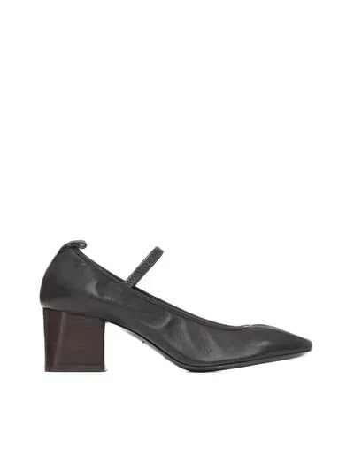 Lemaire Square Ballerina 55 Shoes In Brown