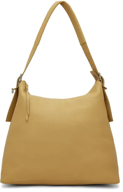 Lemaire Yellow Week-end Belt Bag In Bg270 Dune