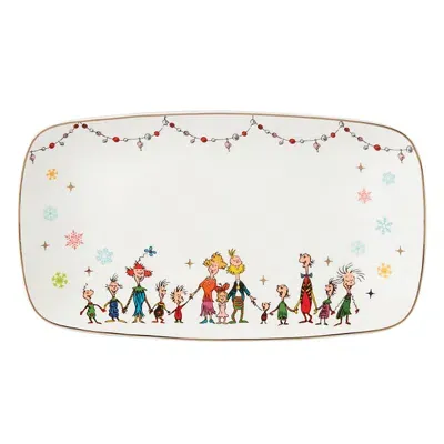 Lenox Grinchie Gifts Tray In White