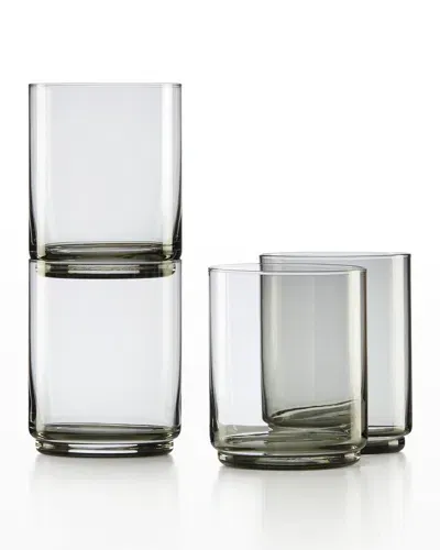 Lenox Tuscany Classics Stackables Short Glasses, Set Of 4 In Black