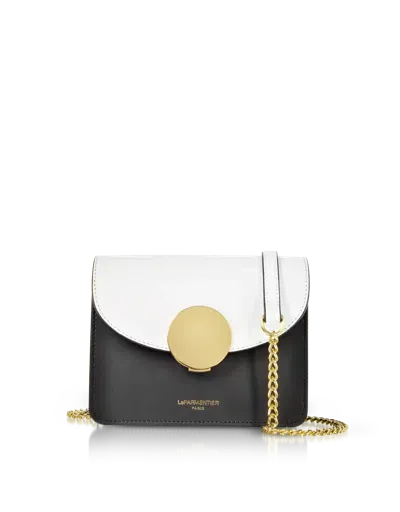 Leparmentier Paris New Ondina Mini Color Block Shoulder Bag In Black