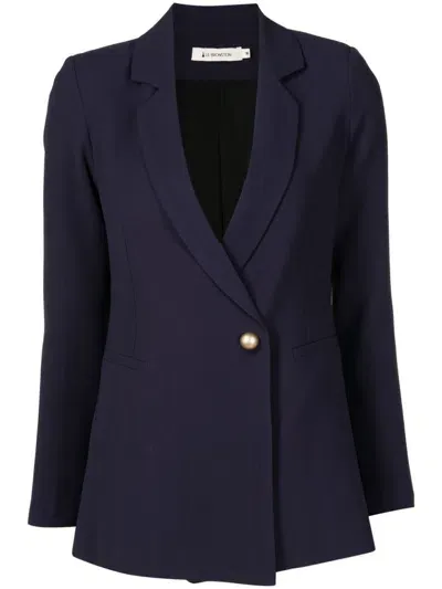 Lethicia Bronstein Aida Double-breasted Blazer In Blue