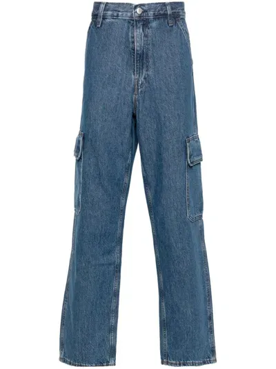 Levi's 568 Loose Straight Cargo Jeans In Blue