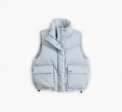 Levi's Western Bubble Vest - Celebrate The Moment Ow Clothing In Blue