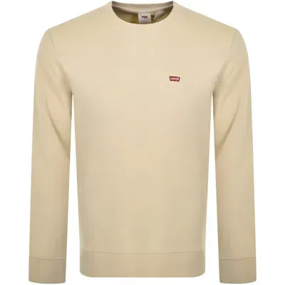 Levi's Levis Original Crew Neck Sweatshirt Beige In Neutral