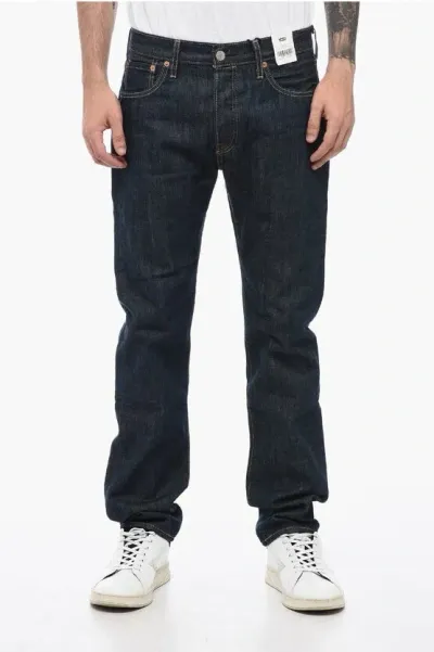 Levi's Regular Fit 501 Jeans With Visible Stitching 19cm L.32 In Denim