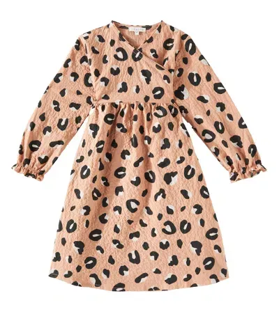 Liewood Kids' Cleo Printed Cotton Dress In Pink