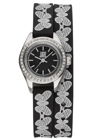 Light Time Mod. Rococo - Black Strass