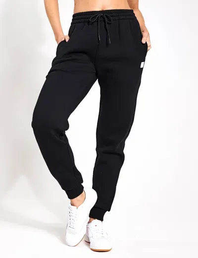 Lilybod Millie Slim Fleece Track Pant In Black