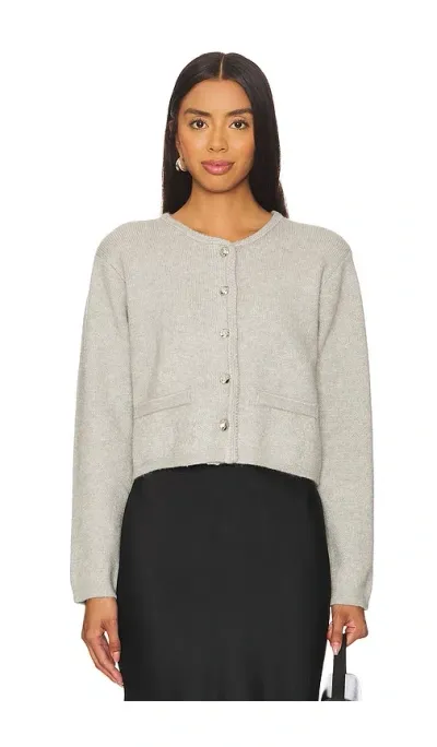 Line & Dot Ben Cardigan In Grey