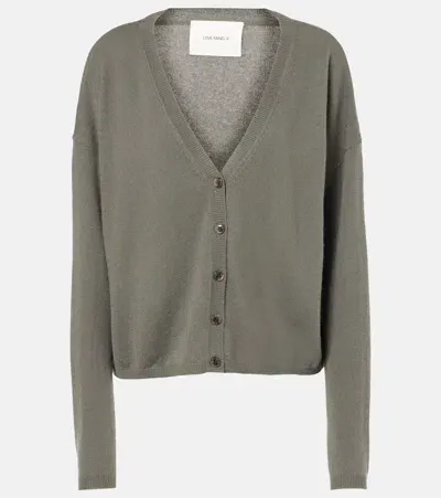 Lisa Yang Abby Cashmere Cardigan In Green