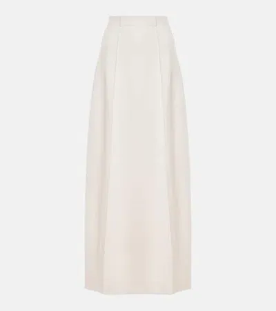 Lisa Yang Ameline Cashmere Maxi Skirt In White