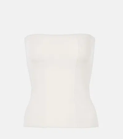 Lisa Yang Ami Cashmere Bandeau Top In Neutrals