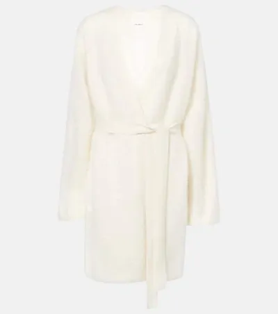 Lisa Yang Amina Cashmere Cardigan In White