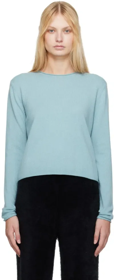 Lisa Yang Blue Ida Sweater In Pb Powder Blue