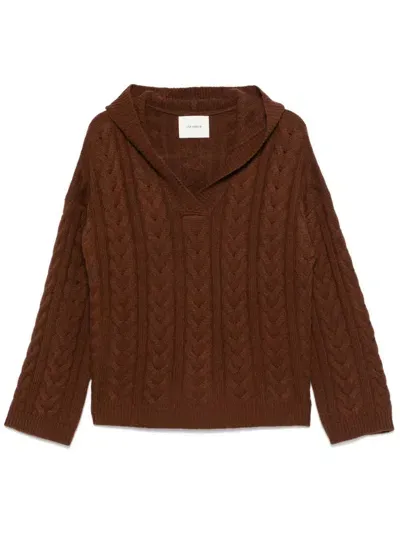 Lisa Yang Connie Sweater In Brown