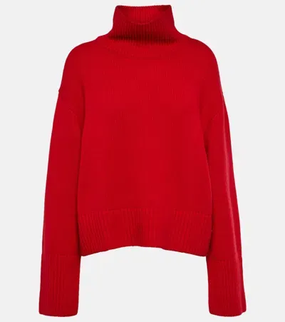 Lisa Yang Fleur Cashmere Sweater In Red