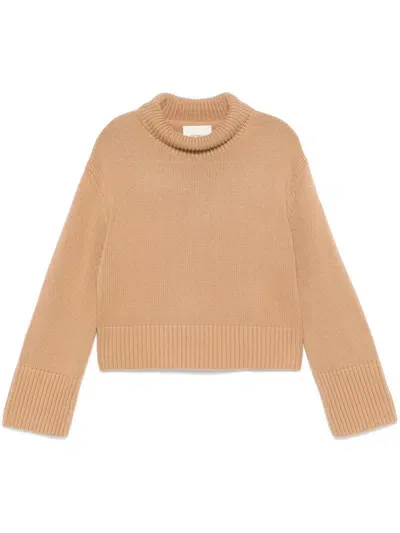 Lisa Yang Fleur Sweater In Brown