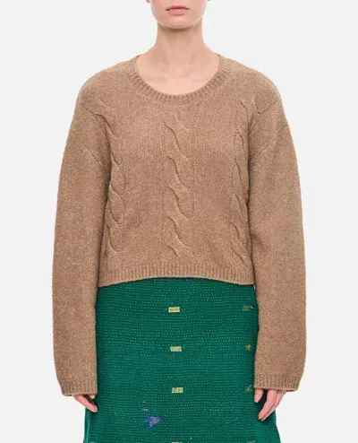 Lisa Yang Hannan Chasmere Sweater In Brown