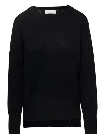 Lisa Yang Crew-neck Cashmere Jumper In Black