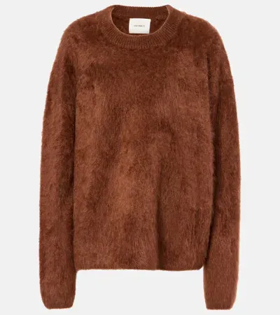 Lisa Yang Natalia Cashmere Sweater In Brown